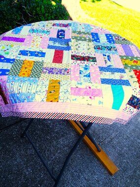 Handcrafted Lap Quilt 35" x 32" Animal Design Theme